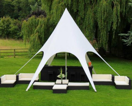 Champagne Bar & Star Tent and Furniture Package, Surrey